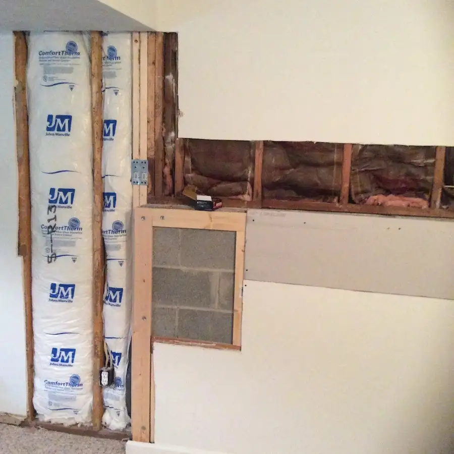 Wall insulation replacement during Structural Drying in Malibu